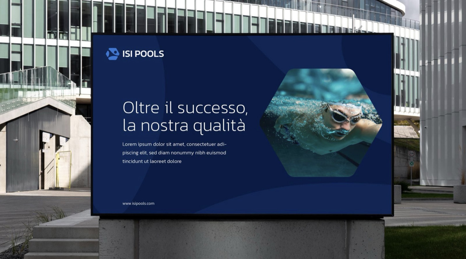 ISI Pools - Branding e visual identity