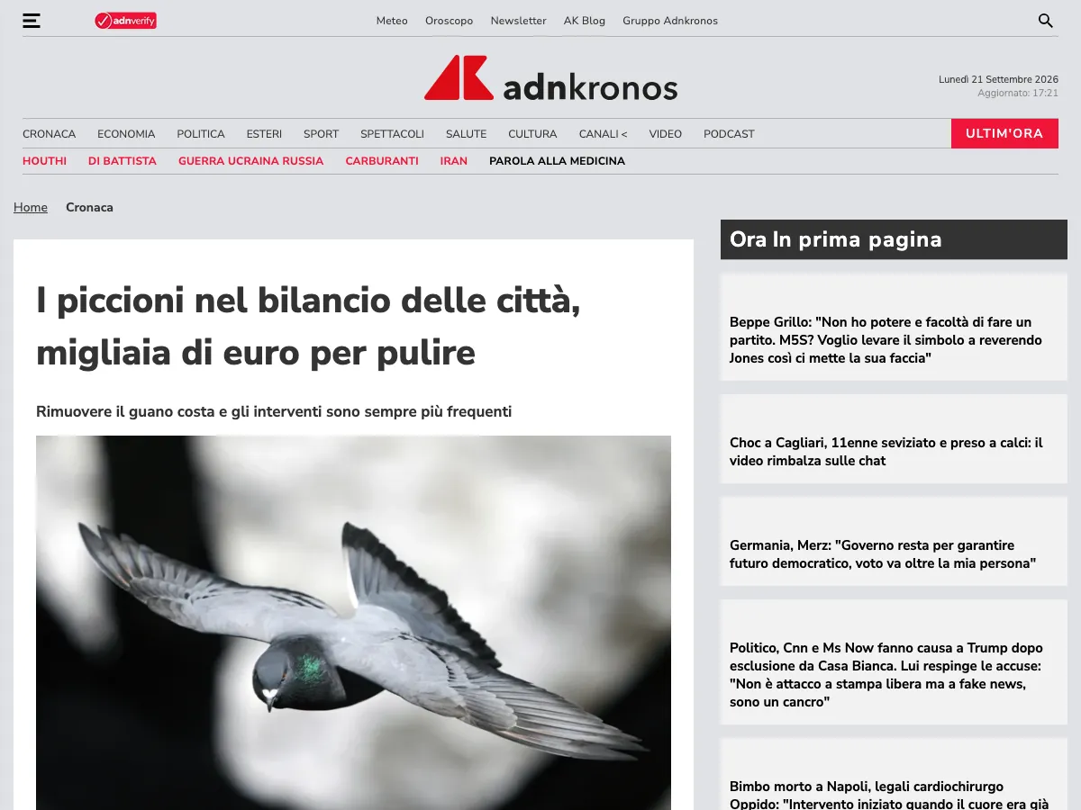 SGD, Lancio su Adnkronos