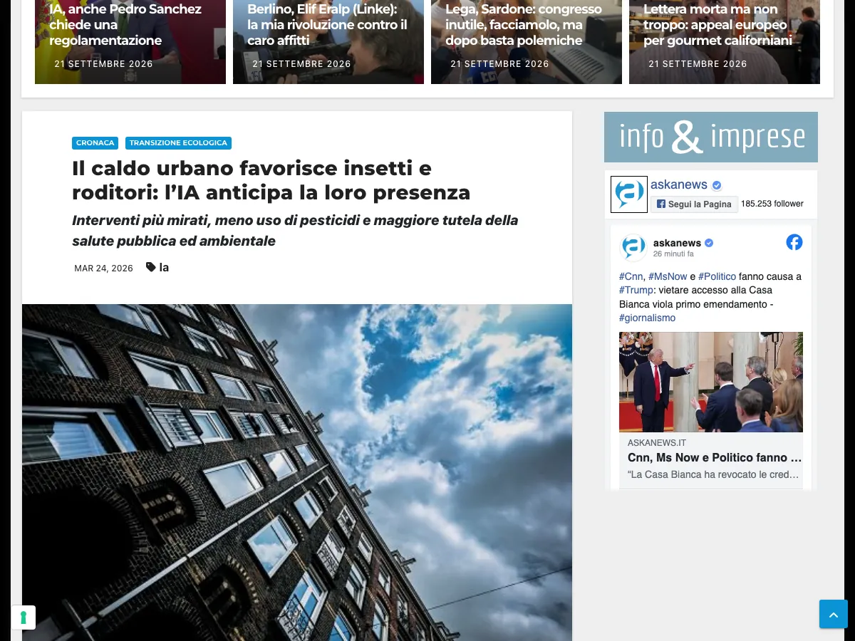 SGD, Lancio su Askanews