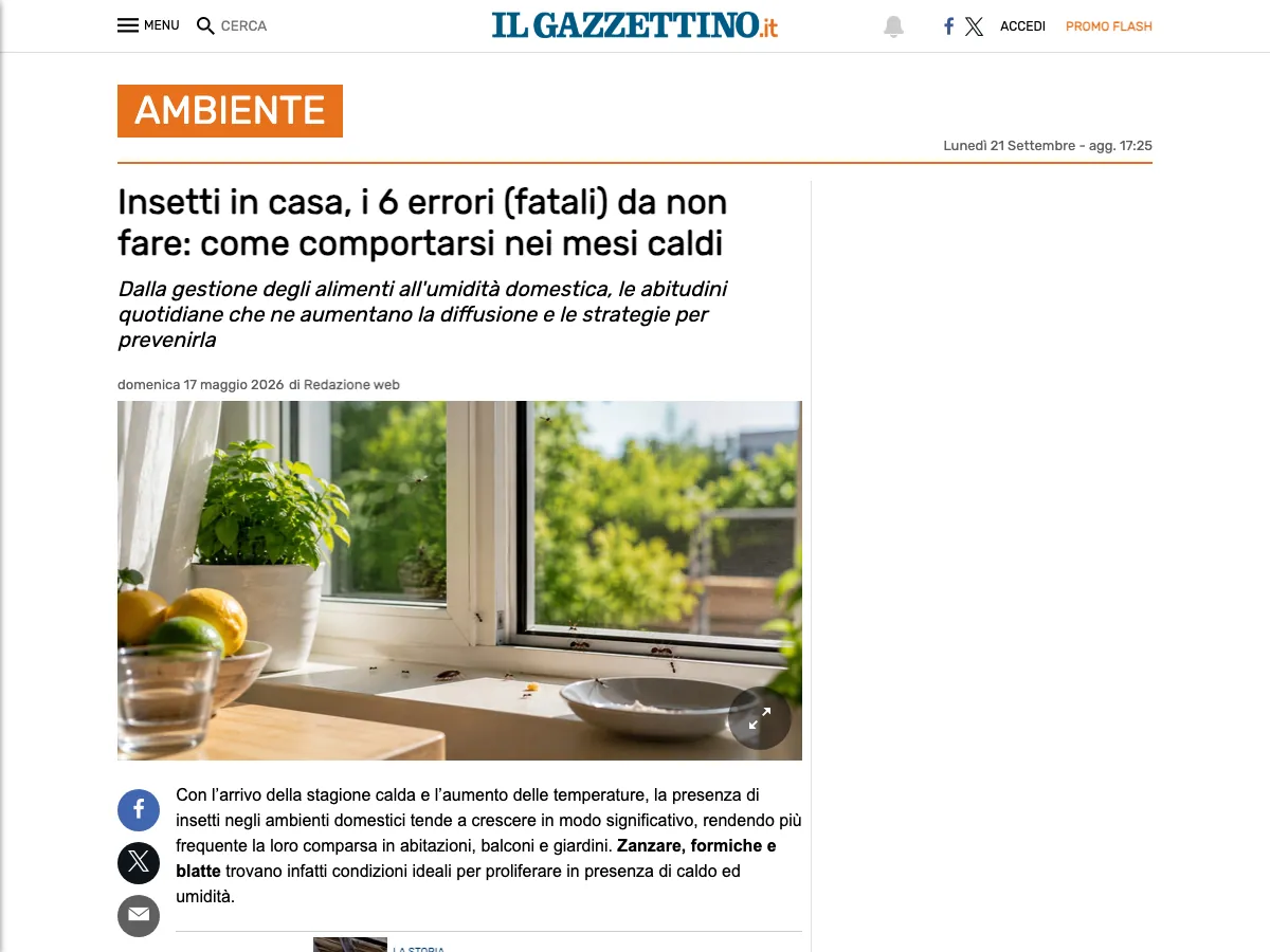 SGD, Uscita su Il Gazzettino, Ambiente