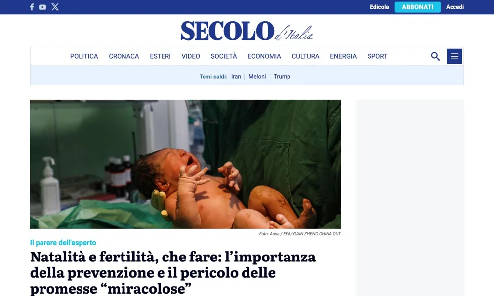 Arcster, Il parere dell'esperto sul Secolo d'Italia