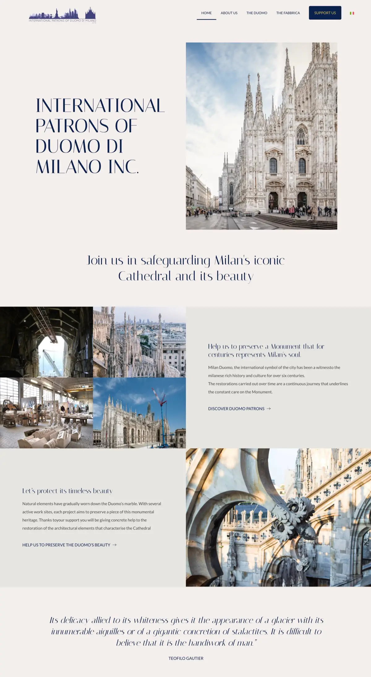 International Patrons of the Duomo di Milano
